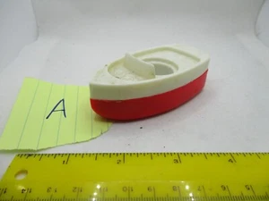 Fisher Price Little People 932 Vergnügungsparkboot weiß oben kleine Skifffahrt A - Bild 1 von 3