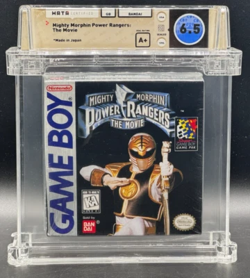 Mighty Morphin Power Rangers Movie Game Boy Nintendo Graded Sealed WATA 6.5 A+ - Image 1 of 2
