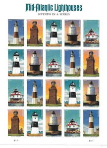 Scott #5625c IMPERFORATE (NO DIE-CUT) Lighthouses Pane of 20, MNH-SOLD OUT - Picture 1 of 1