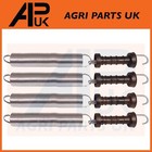 4x Heavy Duty Electric Fence Gate Handle with 5m Spring Poly Insulator Kit NEW