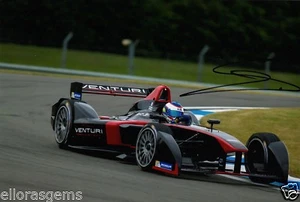 Formula E Driver Stephane Sarrazin Hand Signed Photo 12x8" Autograph AD - Picture 1 of 1
