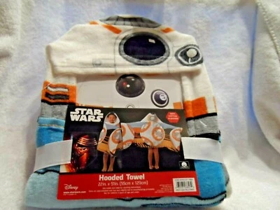 Poncho Toalla Playa Piscina Baño Con Capucha Disney Star Wars 22" x 51" Foto 1 de 4