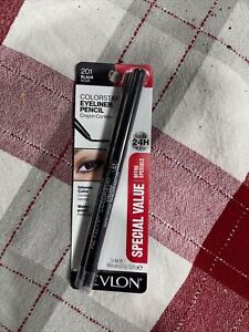 New Revlon Colorstay Eyeliner Pencil Intense Color #201 Black 2 In a Pack