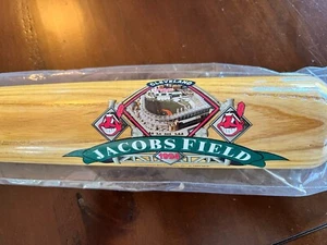 Cooperstown Bat Company Indians Jacobs Field Stadium Series Gedenkschläger - Bild 1 von 6