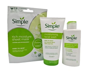 Simple Regime Collection Face Mask, Facewash And Moisturiser - Picture 1 of 2