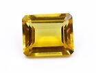 Beautiful 4.25 cts. Yellow Citrine Octagon Faceted Loose Gemstone (hydro quartz)