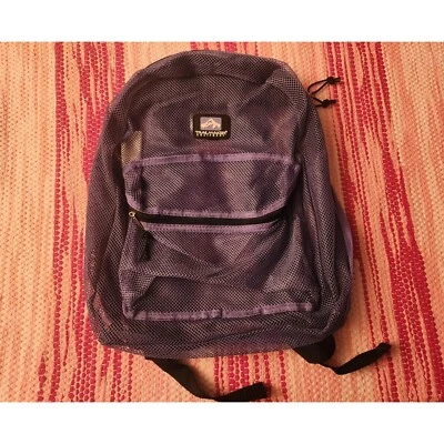 Mochila Trailmaker de malla púrpura transparente Foto 1 de 4