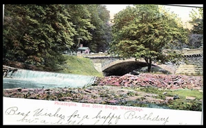 Blue Stone Bridge Wissahickon Philadelphia Pennsylvania Undivided Postcard - Picture 1 of 2