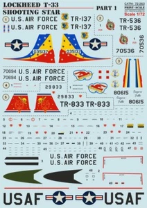 Print Scale 1/72 #72263 Lockheed T-33A Shooting Star #1 - Picture 1 of 2