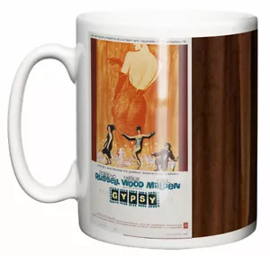 Póster y escena gitana, 1962 Natalie Wood película clásica musical taza de té de cerámica - Imagen 1 de 4