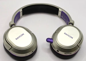 Raycon RBH861 Over the ear Headphone Silver/Grey Purple - Picture 1 of 3
