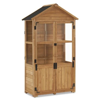 M MCombo Gartenschrank Holz Klein Outdoor Gartenhaus Holz 0111 - Bild 1 von 4