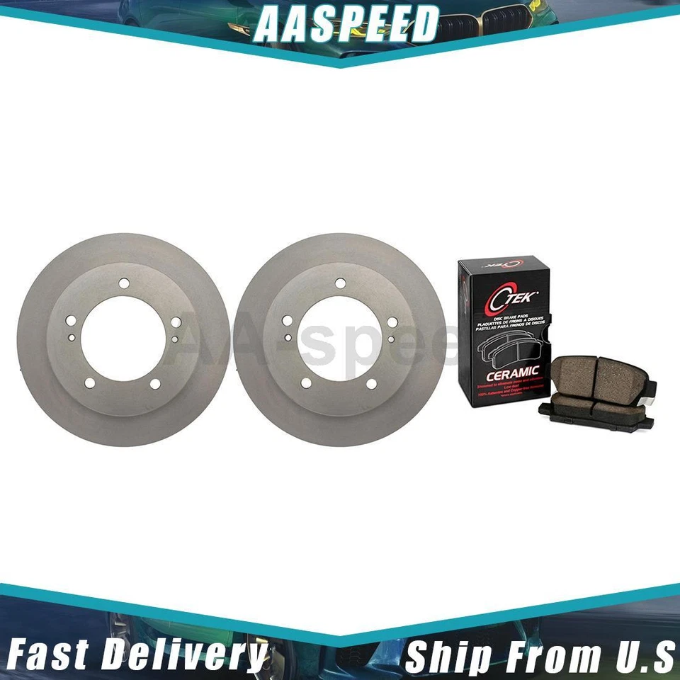 Pastillas de freno delanteras y rotores para Geo Tracker 1997 1996 1995 1994 1993 1992 1991 Foto 1 de 4