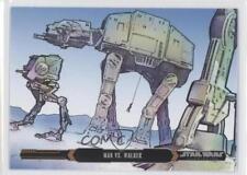 2015 Topps Star Wars Illustrated: The Empire Strikes Back Man vs Walker #40 0c4