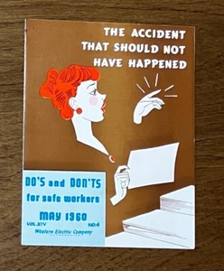 vintage Mini Booklet THE ACCIDENT THAT SHOULD NOT HAVE HAPPENED May 1960 safety - Bild 1 von 3