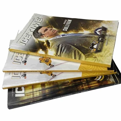 (4) Pittsburgh Penguins Ice Time Game Programs Lot - Image 1 of 4