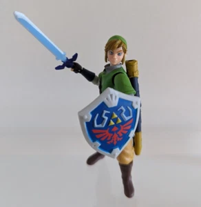Link Figur 4" Legend of Zelda Skyward Sword 2014 World of Nintendo JAKKS Pacific - Bild 1 von 5