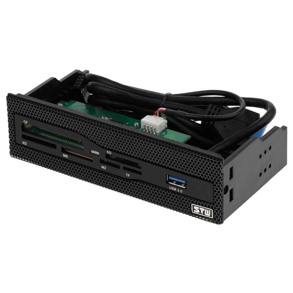 5,25" USB 3.0 Optisches Laufwerk USB Front Panel mit eingebauter Kartenleser - Bild 1 von 4