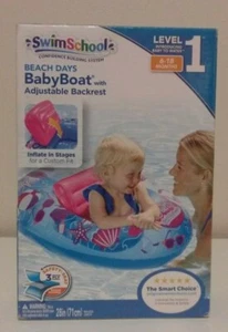 Swim School Beach Days Baby Boat With Adjustable Backrest  - Picture 1 of 9