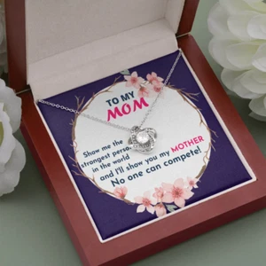 Mother's Day Necklace, To My Beautiful Mom Necklace, Mom Gift from Son - Picture 1 of 3