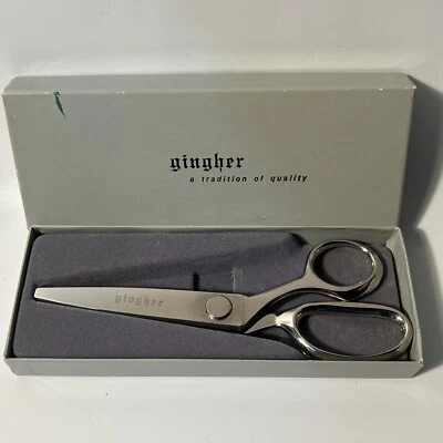Gingher Vintage Pinking Shears Scissors  w/ Original Box - Image 1 of 4