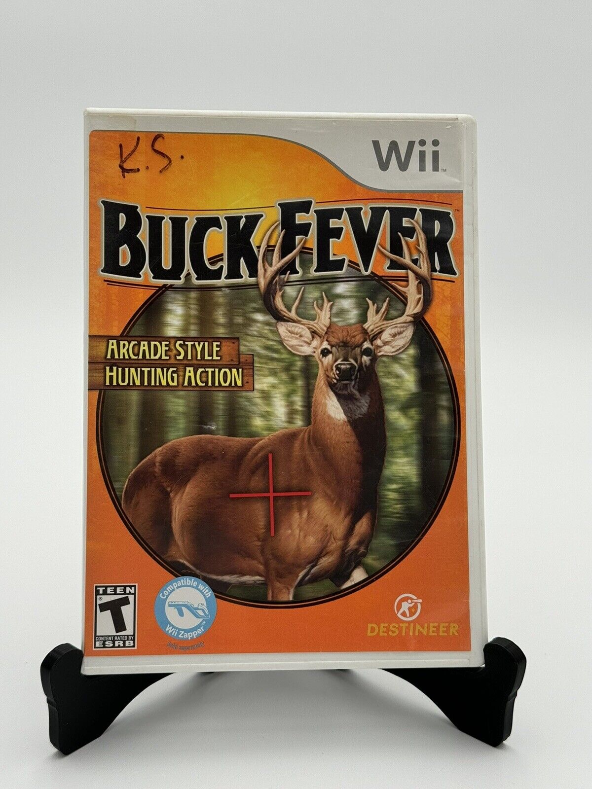 Buck Fever (Nintendo Wii, 2009) TESTED WORKS with case
