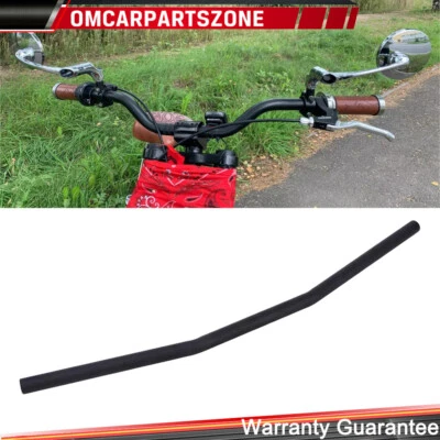 1" Black Handlebars Drag Bars For Harley Sportster XL 883 1200 Dyna Softail NEW - Image 1 of 4