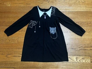 H&M Girls “Witch” Black Jersey Dress (5T/6) - Picture 1 of 7
