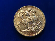Australia Gold FULL Sovereign 1889-M Melbourne Mint Victoria  
