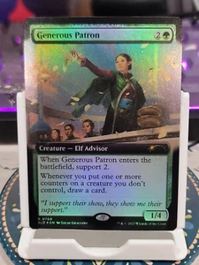 Generous Patron, Extended Art, Rainbow FOIL, NM, MTG Magic, Secret Lair, # 768 - Bild 1 von 1
