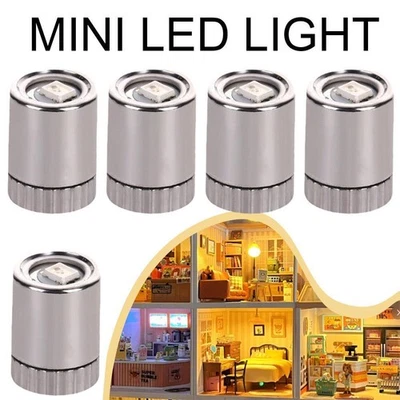 10Pcs Mini Elec LED Lights 7 Colors DIY Miniature Light Craft Hand G5P6SD87 - Image 1 of 4