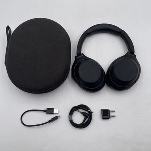 Sony WH-1000XM4 Wireless Premium Noise Cancelling Kopfhörer - Schwarz - LESEN - Bild 1 von 6