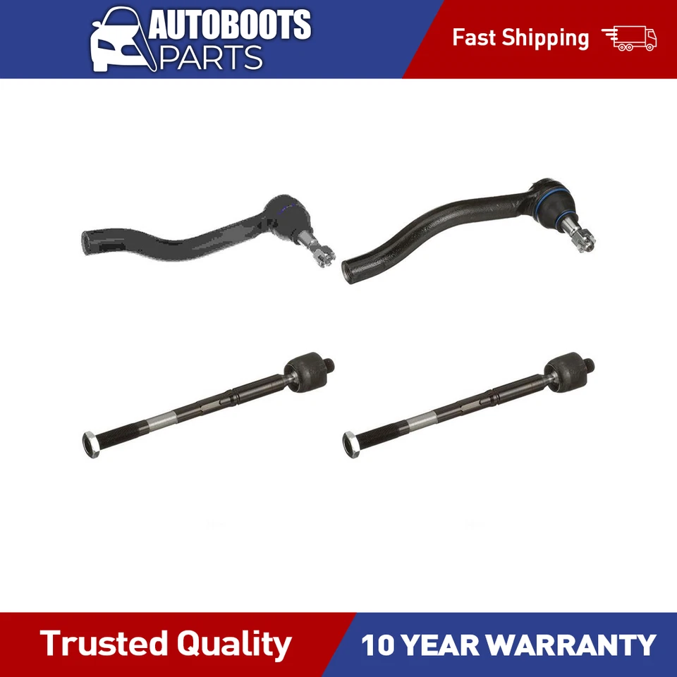 Delphi 4x Extremo de barra de amarre interior exterior de dirección para Infiniti QX60 2014-2017 2018 2019 Foto 1 de 1