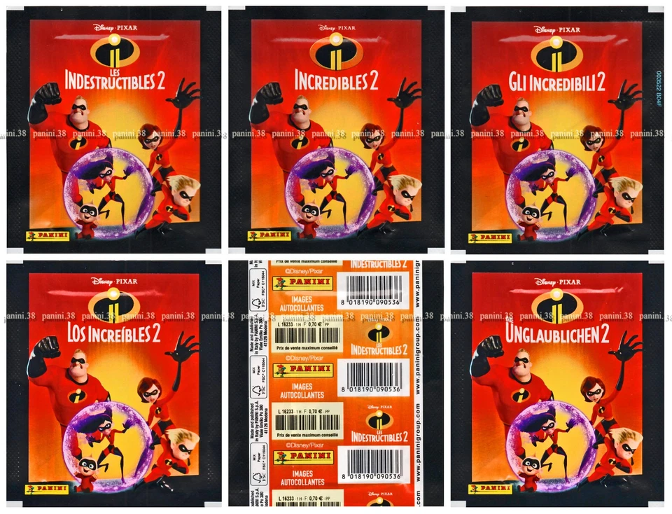 Pochette NEUVE "LES INDESTRUCTIBLES 2 - DISNEY" Panini - Photo 1/1