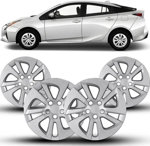 4x 15" Wheel Covers Hub Caps For 2017-2022 Toyota Prius Prime R15 Tire Snap On - Picture 1 of 8