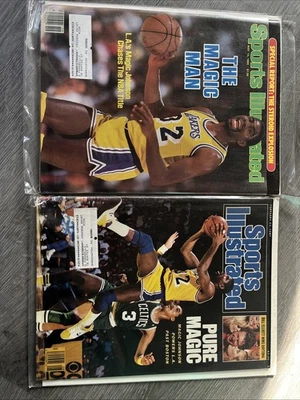 Los Angeles Lakers Magic Johnson Sports Illustrated Magazines May 13, 1985 - Image 1 of 3