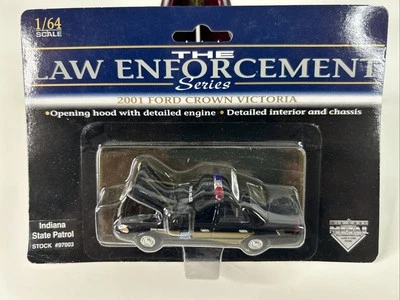 Speccast 1:64 Law Enforcement Indiana State Patrol 2001 Ford Crown Victoria 30J - Image 1 of 4