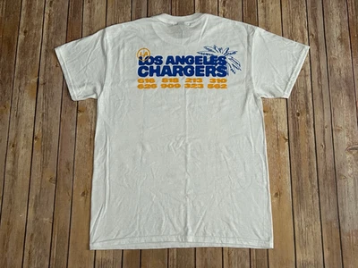 洛杉矶充电器 NFL T 恤 Gildan 白色足球男式 M 码 — 第 1/4 张图片