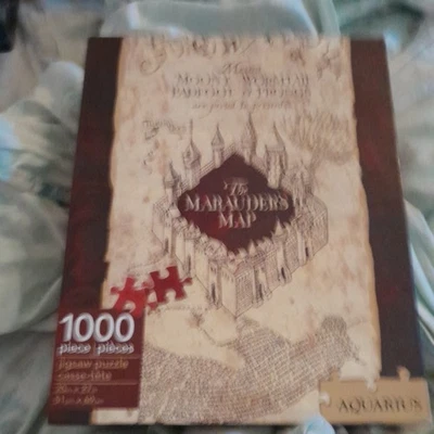 Rompecabezas oficial Harry Potter Marauders mapa 1000 piezas 20 pulgadas x 27 pulgadas NUEVO Foto 1 de 3