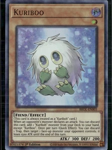 Yu-Gi-Oh! Kuriboo BROL-EN003 Ultra Raro 1ª Edición Casi Nuevo - Imagen 1 de 1