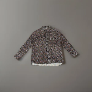 Vintage 80s WilliWear Willi Smith Mens L Geometric Diamond Print Button Up Shirt - Bild 1 von 9