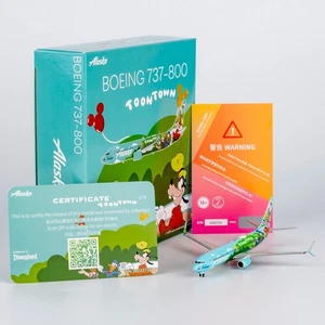 1:400 NG Model Alaska Airlines Boeing 737-800 N565AS Diecast Flugzeug Modell Jet - Bild 1 von 10