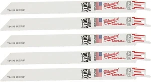 Milwaukee 48-00-5188 9" x 18TPI Sawzall Blade for Metal Cutting 3/4 Height 5 - Picture 1 of 1