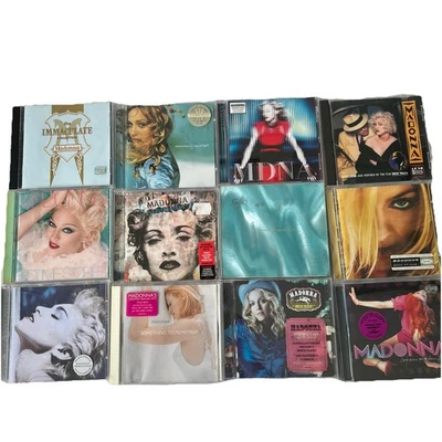 Madonna CDs Bulk x12 80s 90s 00s Pop Music Ray Of Light Limited Edition Albums - Image 1 of 4