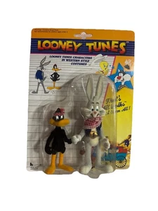 Loony Toons Bugs Bunny  Daffy Duck Figures  NEW 1989 - Picture 1 of 2