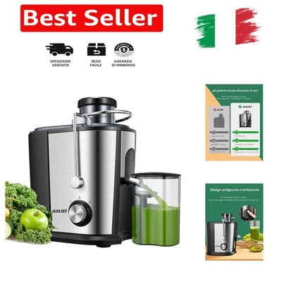 Centrifuga Frutta e Verdura, fino a 800W Estrattore Frutta e Verdura con 65MM... - Immagine 1 di 4