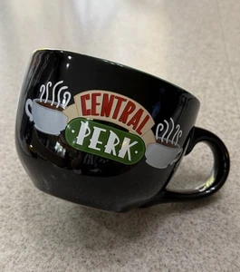 Friends TV Show Central Perk Becher Tasse 24 Unzen Jumbo Keramik schwarz/grün Warner Bros - Bild 1 von 8