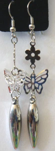 Stylish Fashion Woman Rhodium Earring - Picture 1 of 1