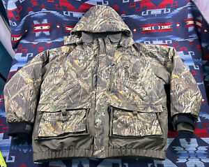 DRAKE WATERFOWL LST INSULATED CAMO Hunting JACKET COAT 3 In 1 Sitka Mossy Oak 3X
