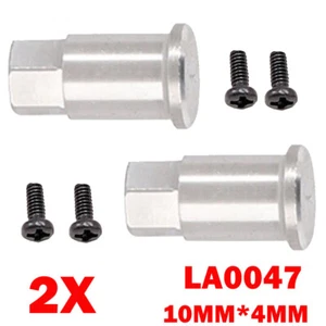 2X LA0047 Front Wheel Hex Hub Adapters For LDRC AE86 A86 A86P LD1801 1/18 RC Car - Picture 1 of 7